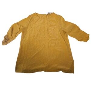 French Connection Gold Tunic Top‎ Blouse | Size 10